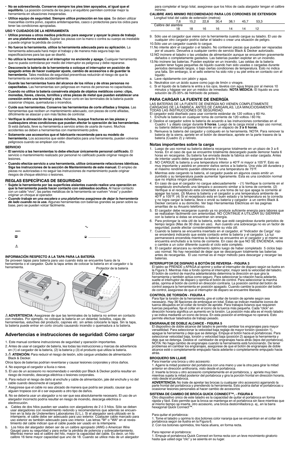 Black & Decker HPD1202 User Manual | Page 5 / 6