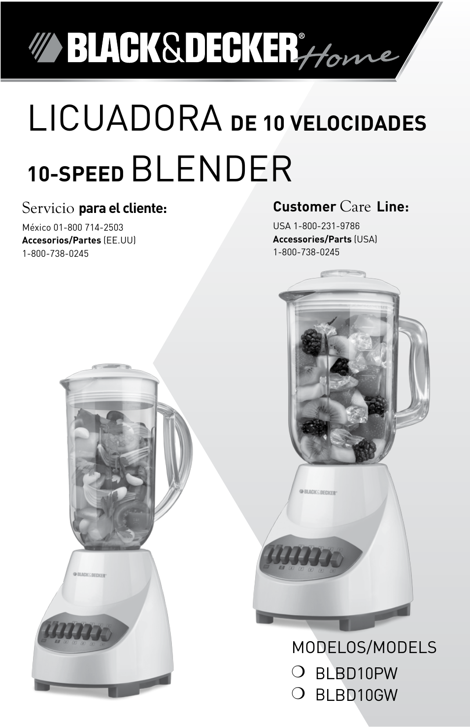 Black & Decker BLBD10GWUC User Manual | 17 pages
