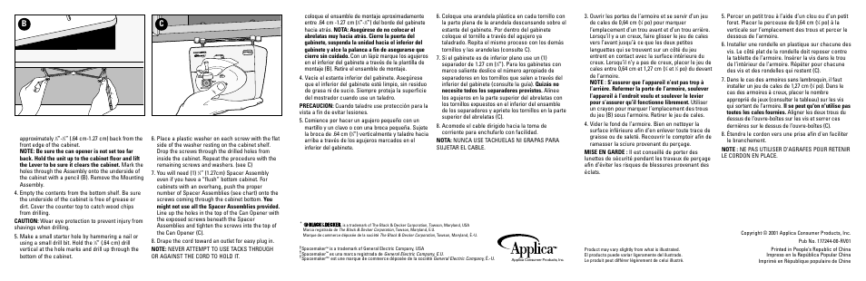 Black & Decker GIZMO EM100 User Manual | Page 2 / 2
