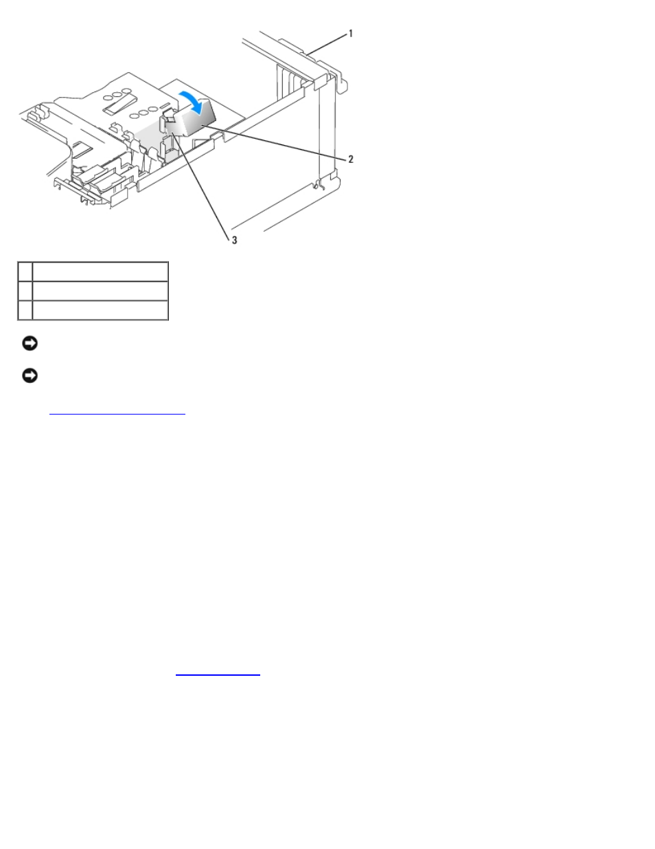 Removing a pci express card | Dell Dimension 5150/E510 User Manual | Page 28 / 72