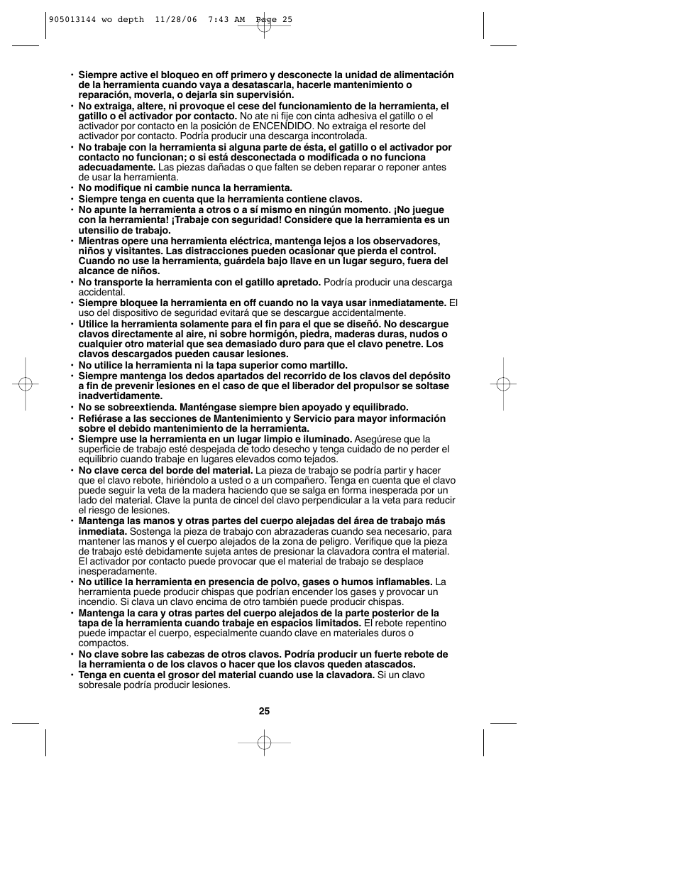 Black & Decker Fire Storm FS1802BN User Manual | Page 25 / 34