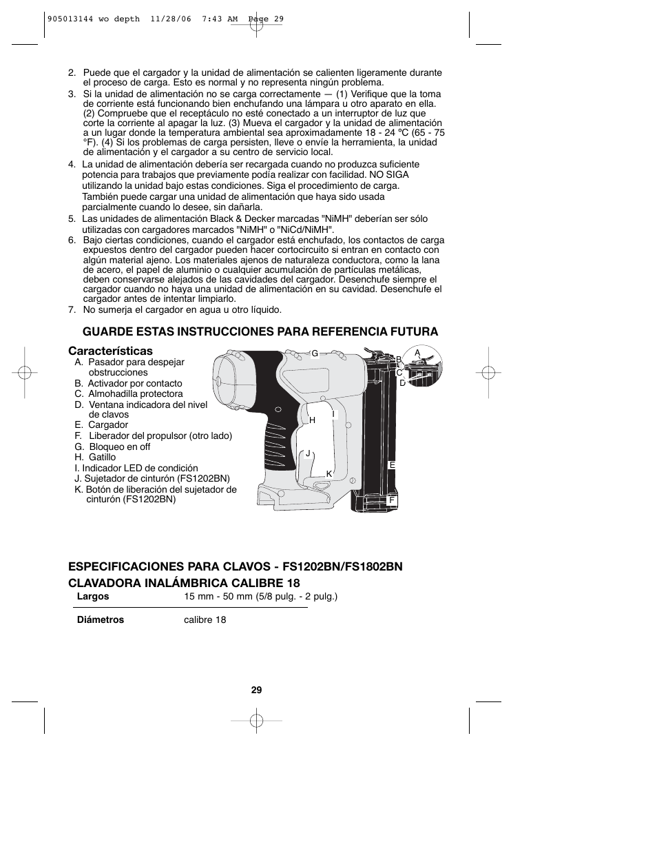 Black & Decker Fire Storm FS1802BN User Manual | Page 29 / 34