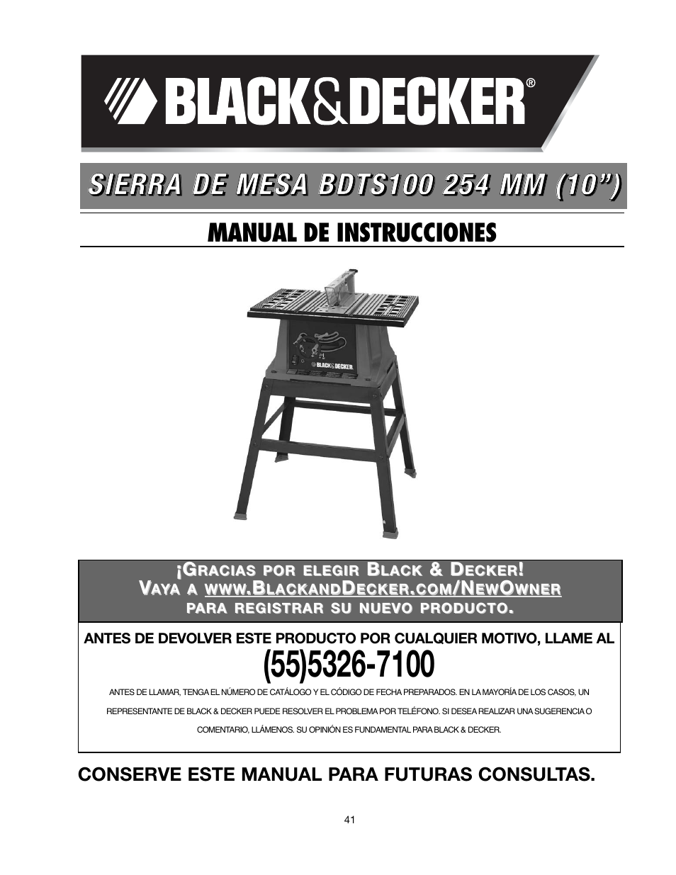 Black & Decker 489051-00 User Manual | Page 41 / 56