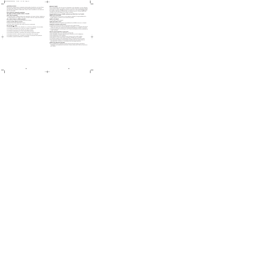 Black & Decker FRESHGUARD VS1300 User Manual | Page 9 / 11