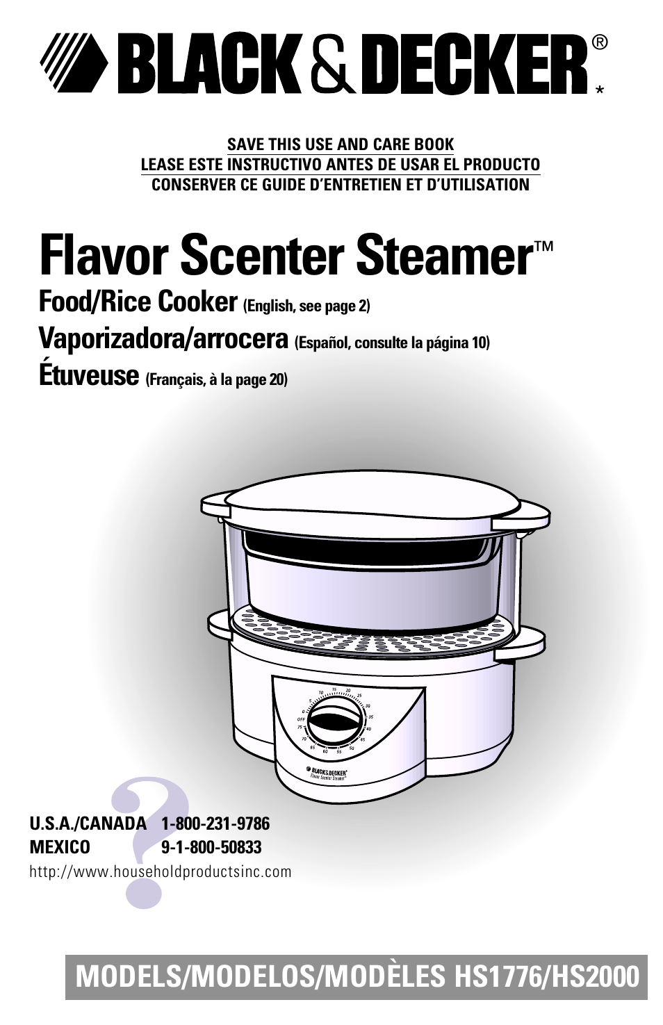 Black & Decker HS1776 User Manual | 32 pages