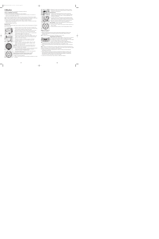 Utilisation | Black & Decker TCM850 User Manual | Page 10 / 15