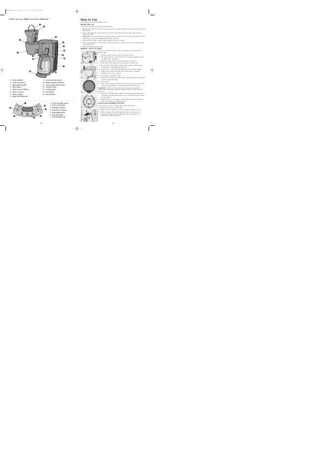 How to use | Black & Decker TCM850 User Manual | Page 3 / 15