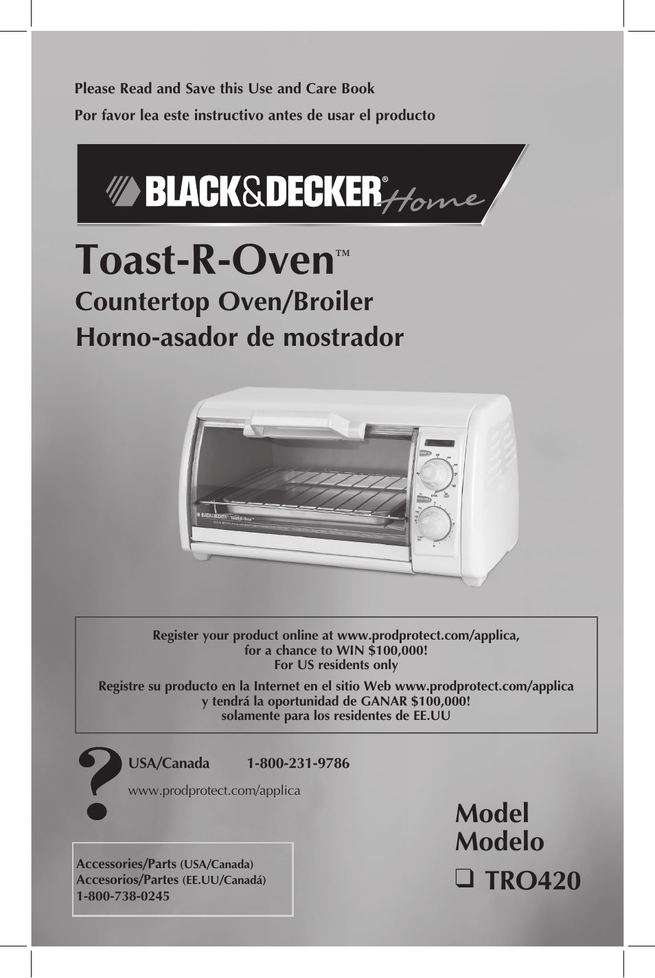 Black & Decker TRO420 User Manual | 15 pages