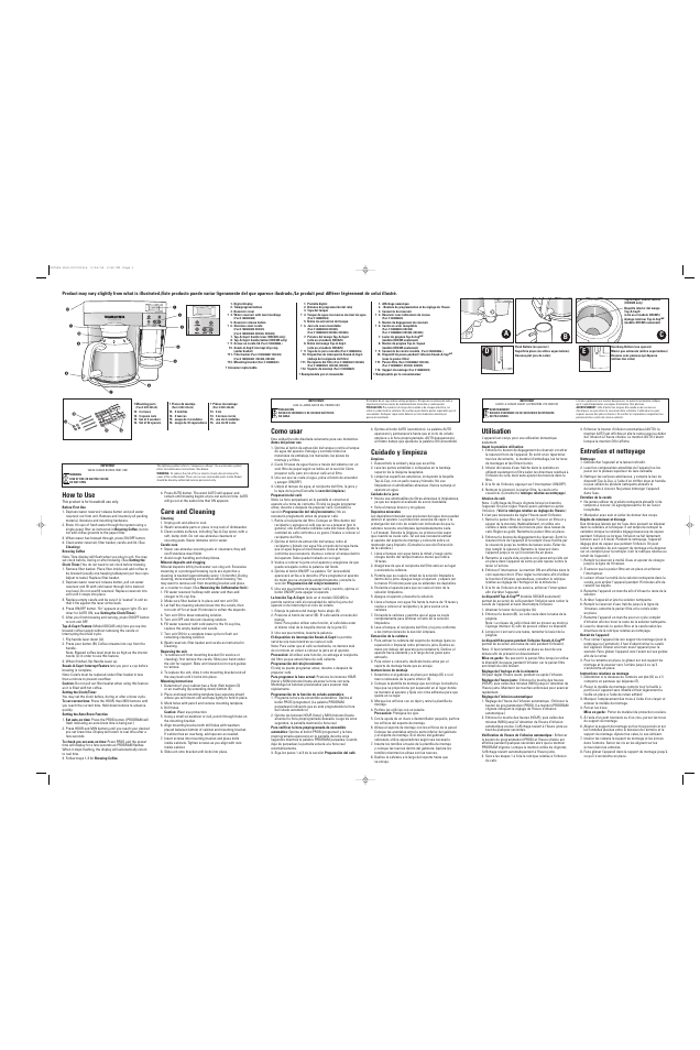 Black & Decker SPACEMAKER ODC425 User Manual | 2 pages
