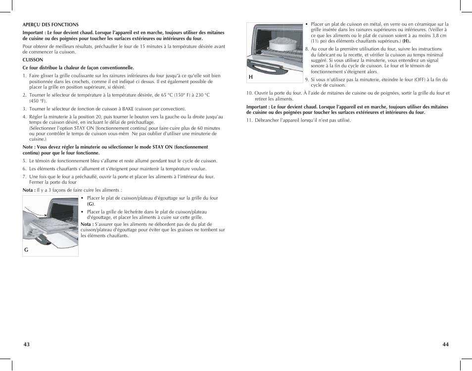 Black & Decker Toast-R-Oven TRO4200B User Manual | Page 23 / 33