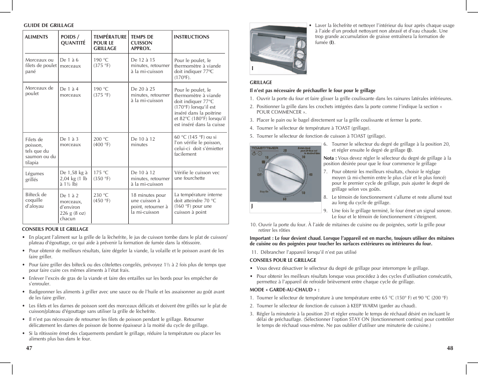 Black & Decker Toast-R-Oven TRO4200B User Manual | Page 25 / 33