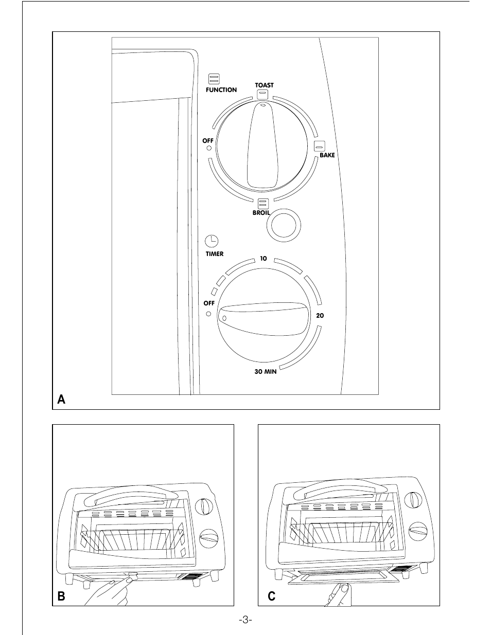 Ab c | Black & Decker TRO18 User Manual | Page 3 / 12