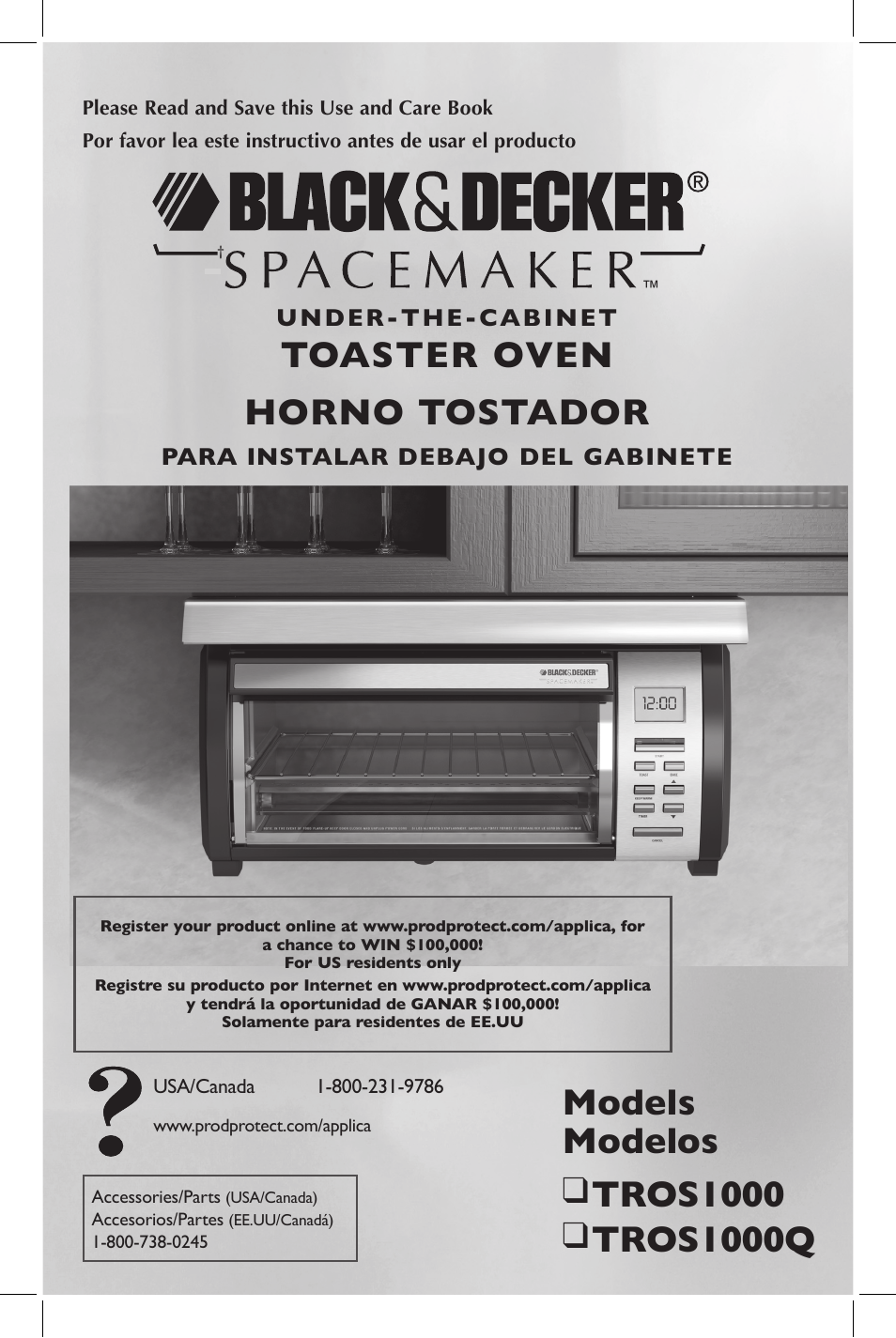 Black & Decker TROS1000Q User Manual | 27 pages