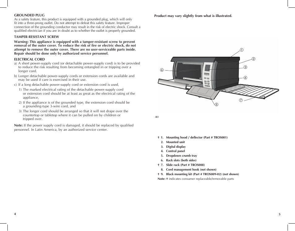 Black & Decker TROS1000Q User Manual | Page 3 / 27