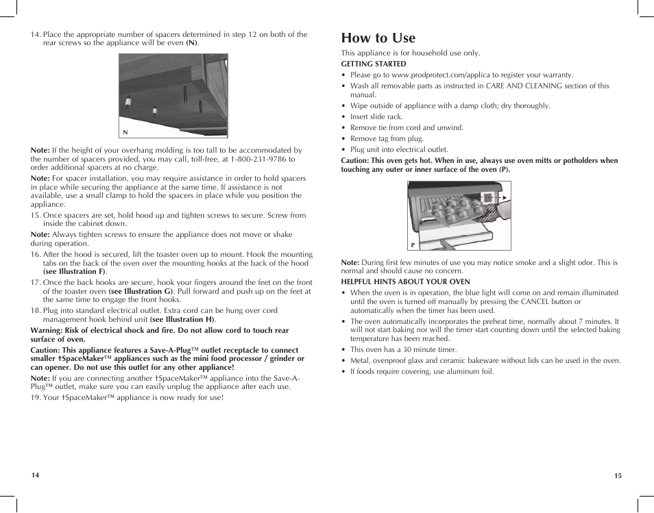 How to use | Black & Decker TROS1000Q User Manual | Page 8 / 27