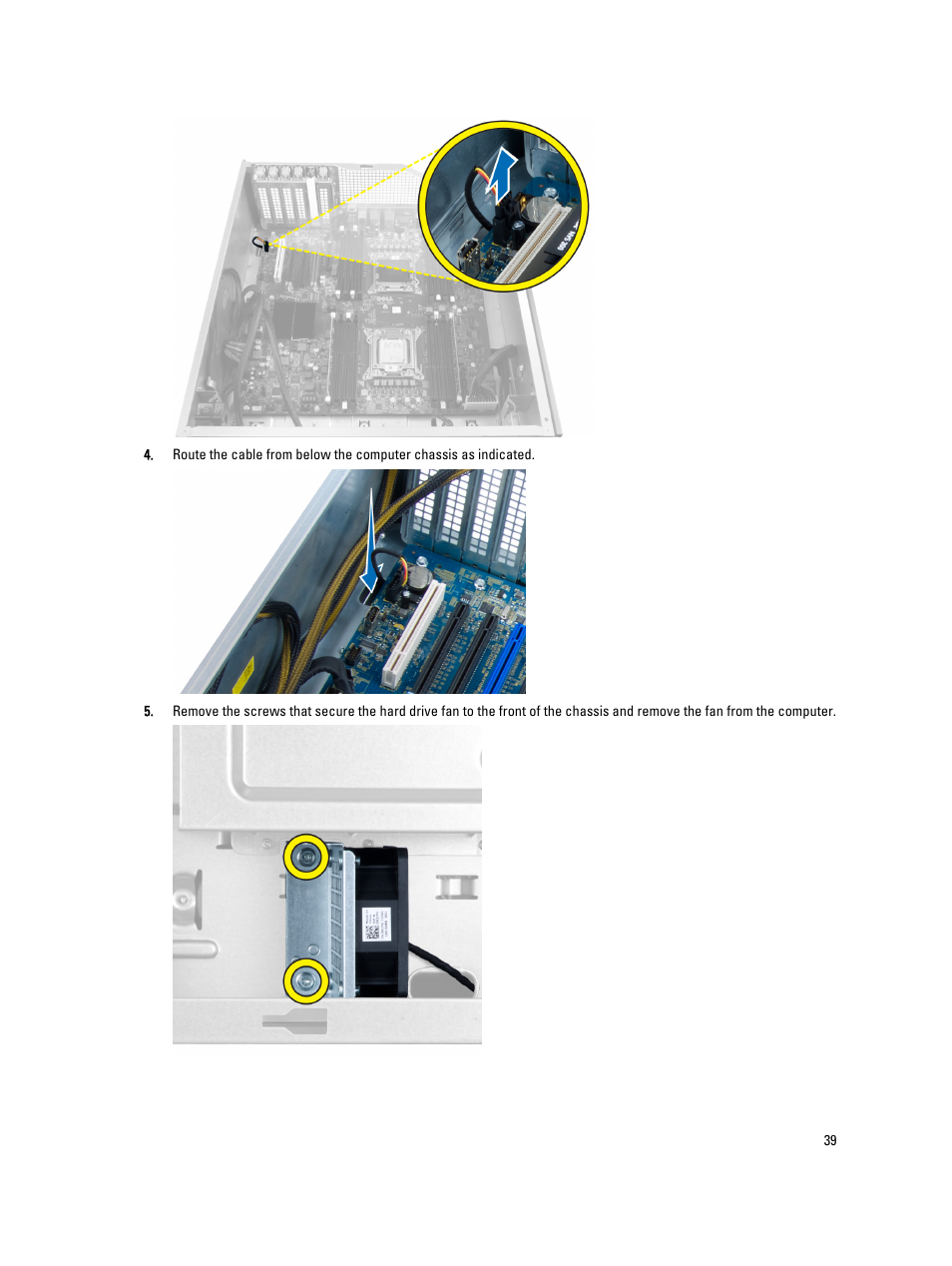 Dell Precision T7600 (Mid 2012) User Manual | Page 39 / 73