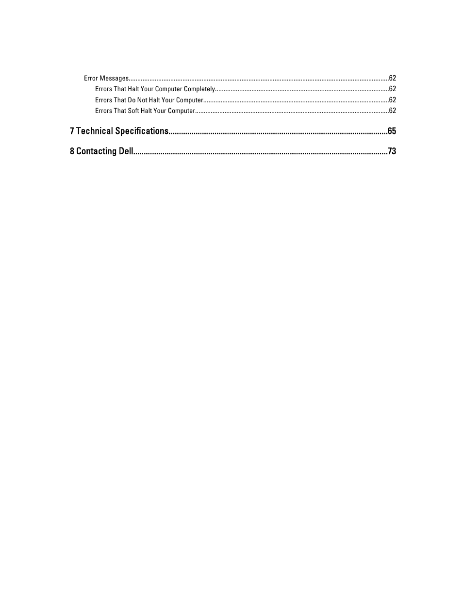 Dell Precision T7600 (Mid 2012) User Manual | Page 5 / 73