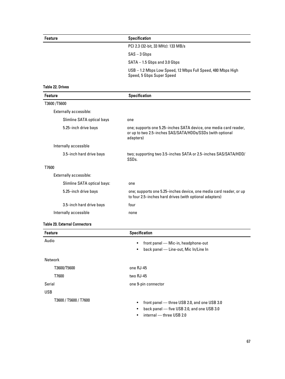 Dell Precision T7600 (Mid 2012) User Manual | Page 67 / 73
