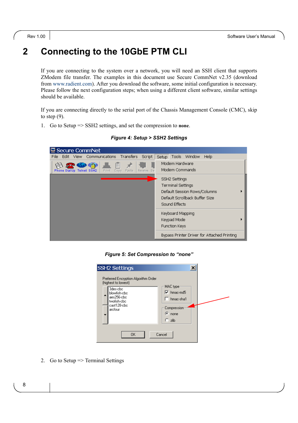 2 connecting to the 10gbe ptm cli, Chapter 2 connecting to the 10gbe ptm cli, 2connecting to the 10gbe ptm cli | Dell POWEREDGE M1000E User Manual | Page 8 / 20