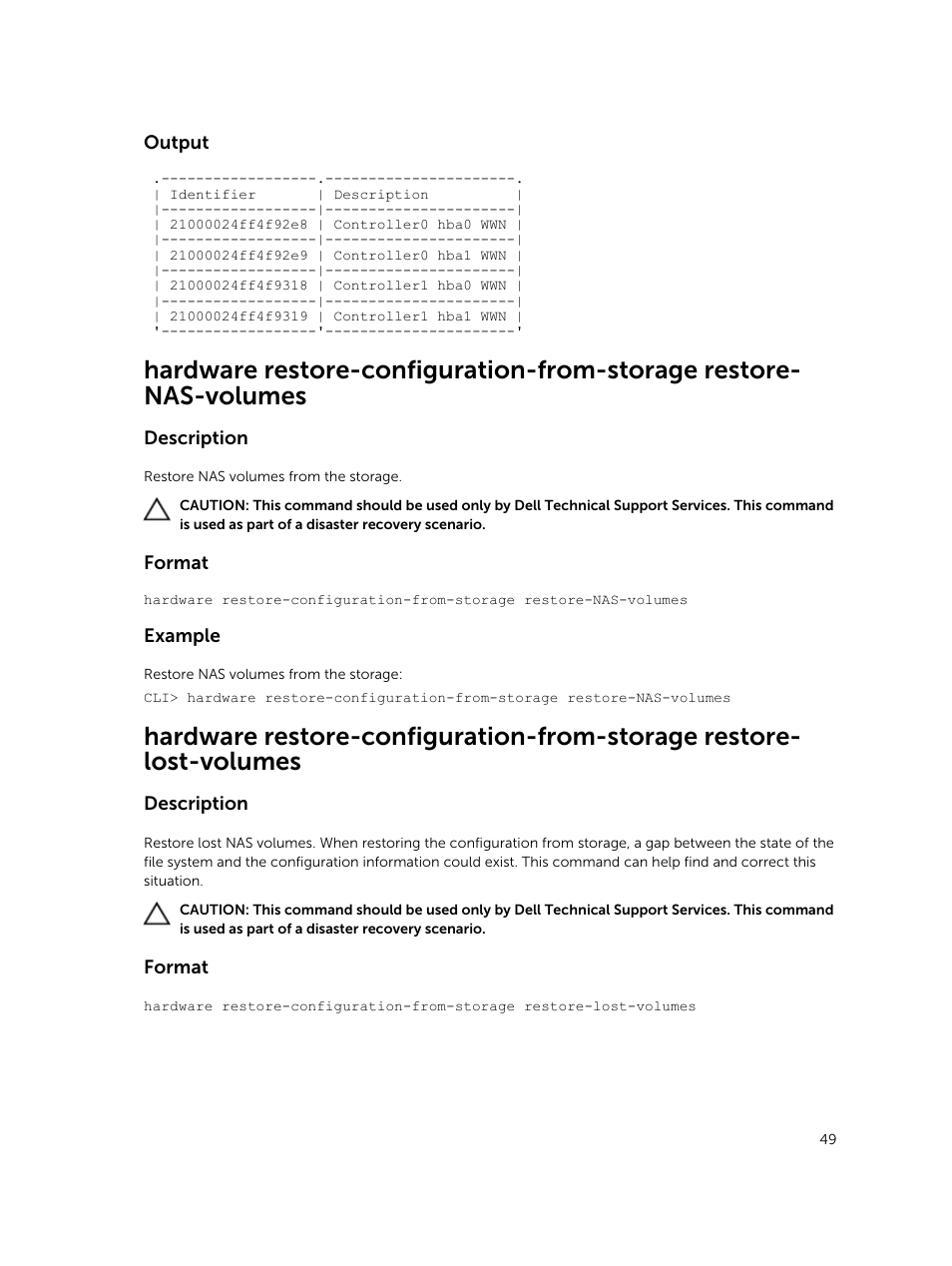 Dell PowerVault NX3600 User Manual | Page 49 / 245