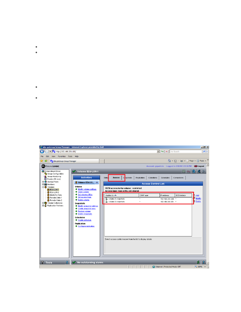 Configuration settings | Dell PowerVault DL2000 User Manual | Page 6 / 10