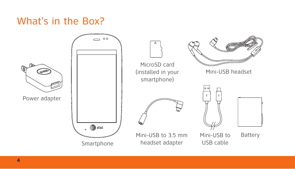 What’s in the box | Dell Aero Mobile User Manual | Page 4 / 24