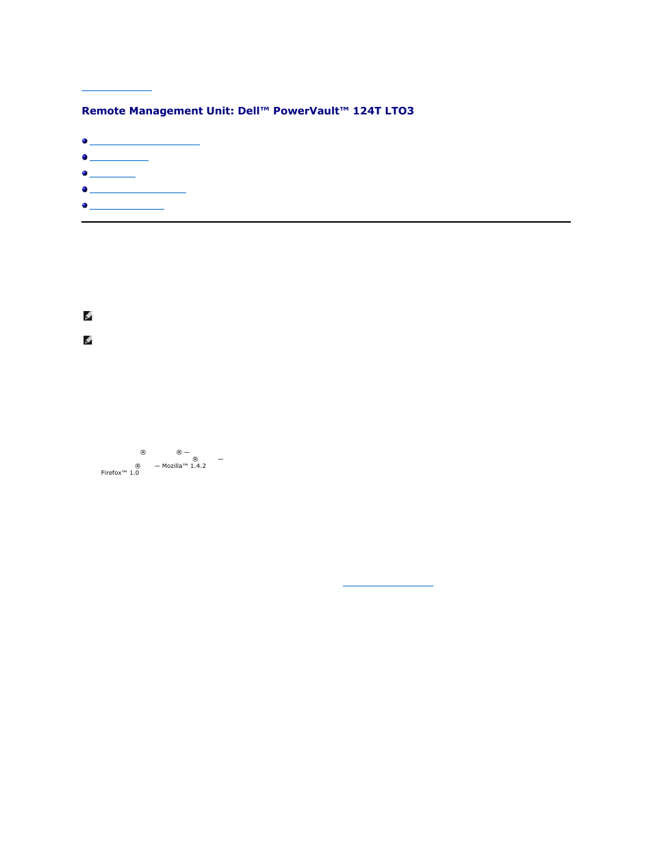 Remote management unit overview | Dell PowerVault 124T User Manual | Page 31 / 56