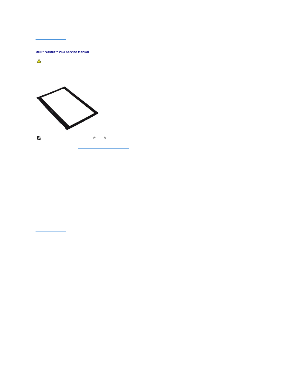 Display bezel, Removing the display bezel, Replacing the display bezel | Dell Vostro V13 (Late 2009) User Manual | Page 28 / 40