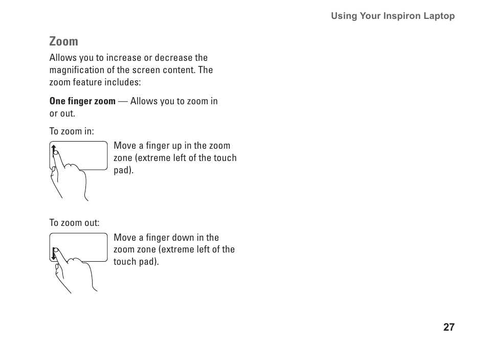 Zoom | Dell Inspiron 1764 (Early 2010) User Manual | Page 29 / 86