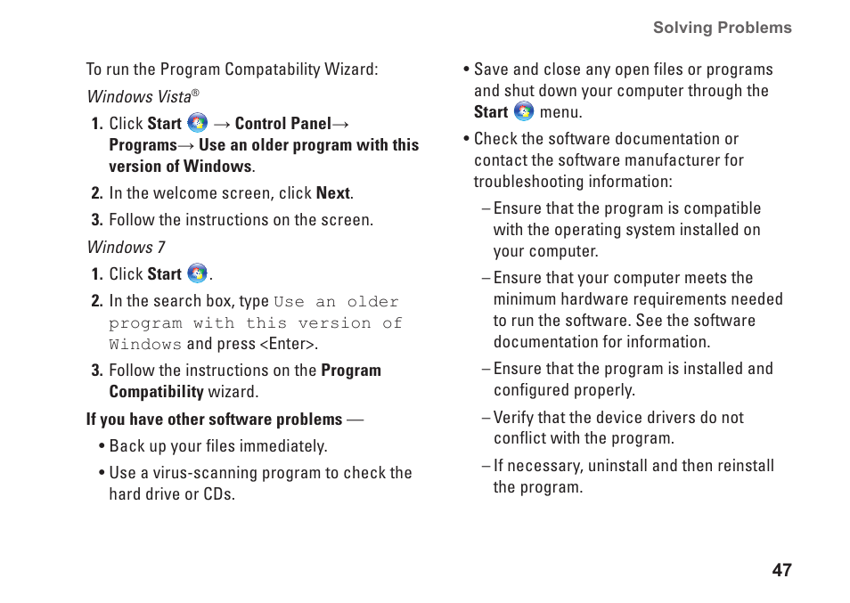 Dell Inspiron 1764 (Early 2010) User Manual | Page 49 / 86