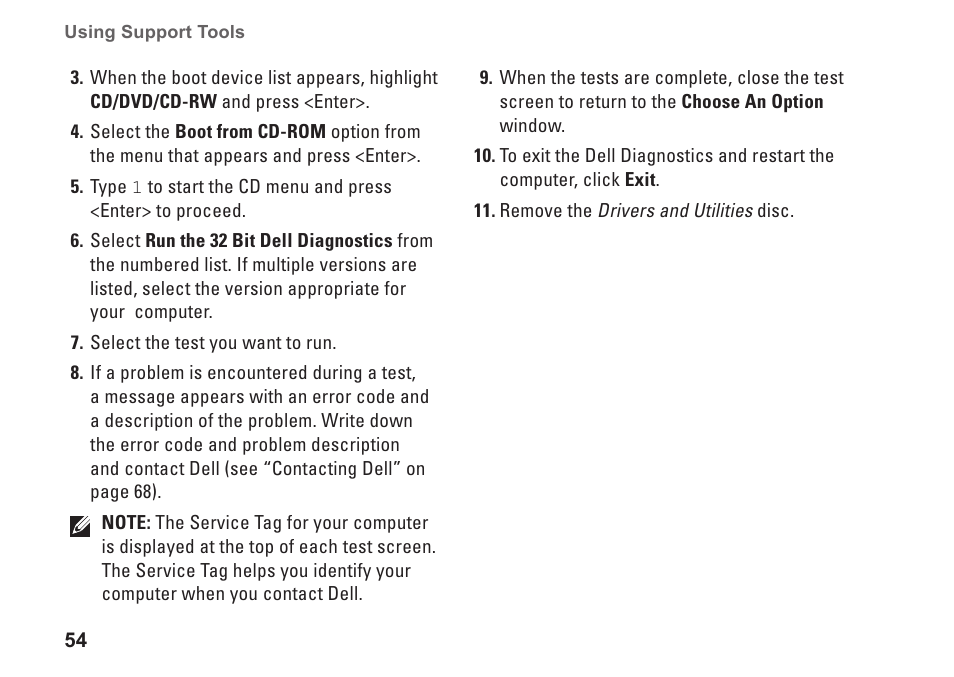 Dell Inspiron 1764 (Early 2010) User Manual | Page 56 / 86
