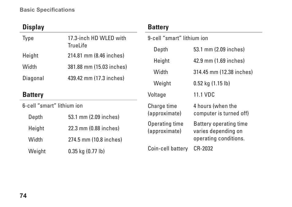 Dell Inspiron 1764 (Early 2010) User Manual | Page 76 / 86