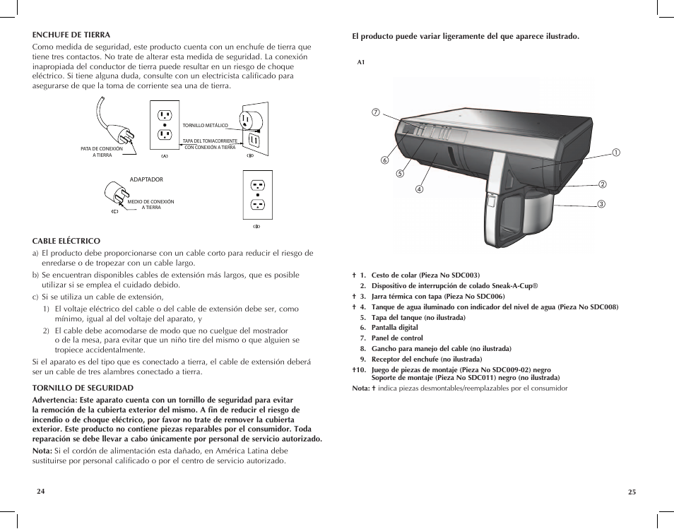 Black & Decker Spacemaker SDC850 User Manual | Page 13 / 25