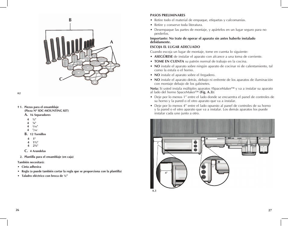 Ac b | Black & Decker Spacemaker SDC850 User Manual | Page 14 / 25