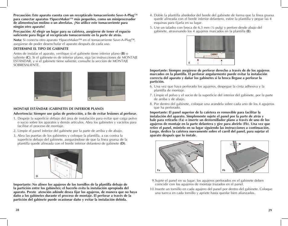 Black & Decker Spacemaker SDC850 User Manual | Page 15 / 25