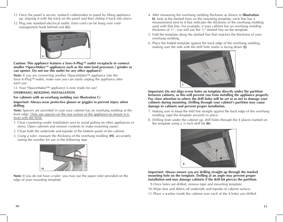 Black & Decker Spacemaker SDC850 User Manual | Page 6 / 25