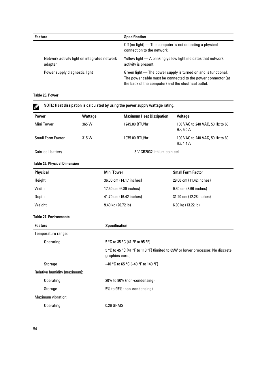 Dell OptiPlex XE2 (Mid 2013) User Manual | Page 54 / 56