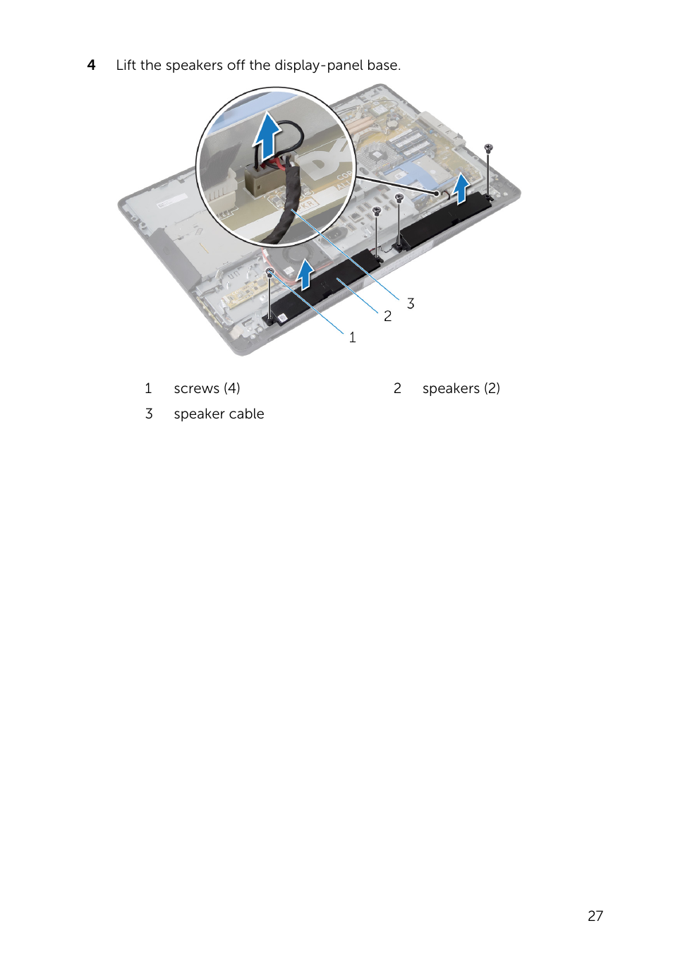 Dell Inspiron 23 (5348, Early 2014) User Manual | Page 27 / 112