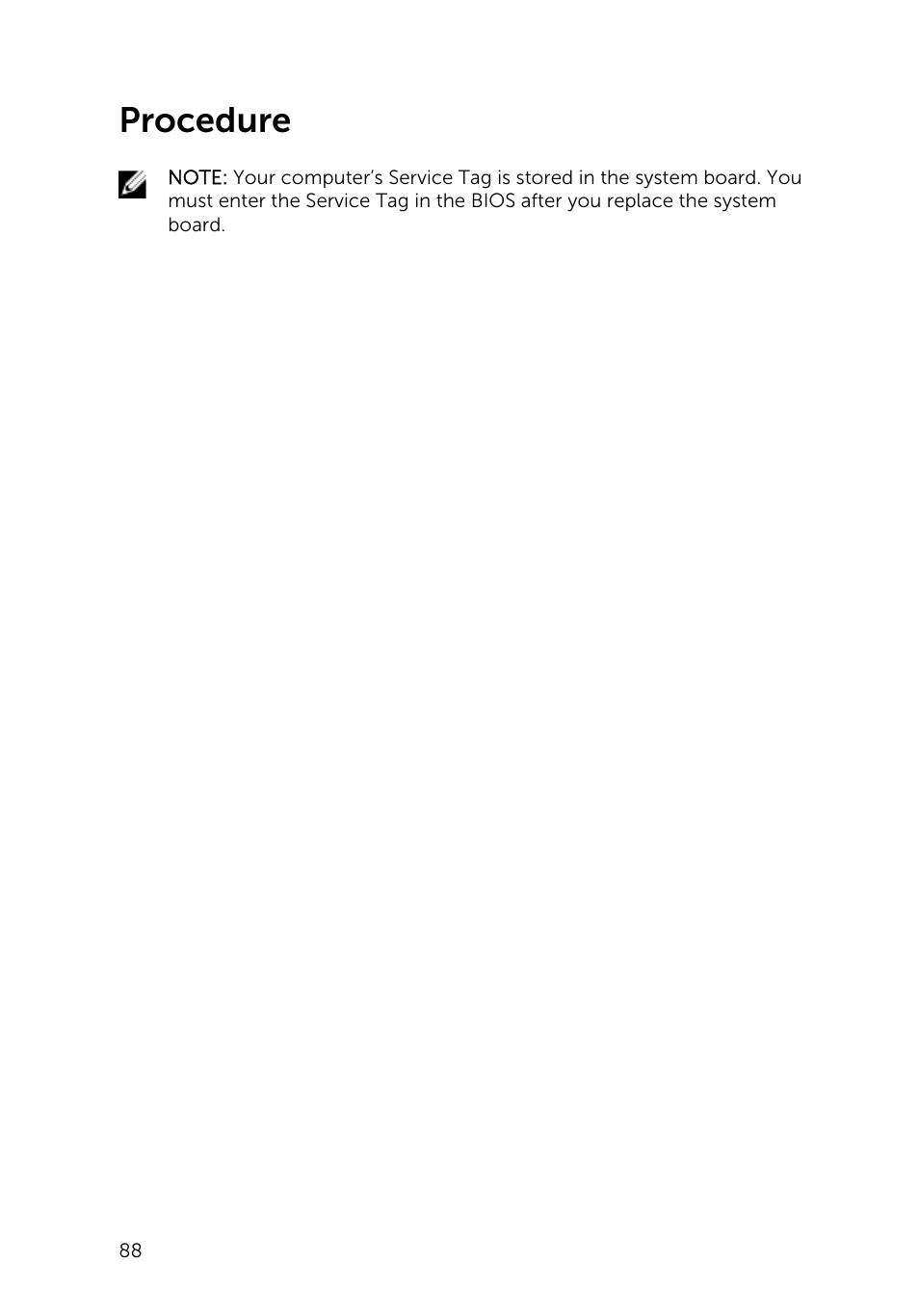 Procedure | Dell Inspiron 23 (5348, Early 2014) User Manual | Page 88 / 112