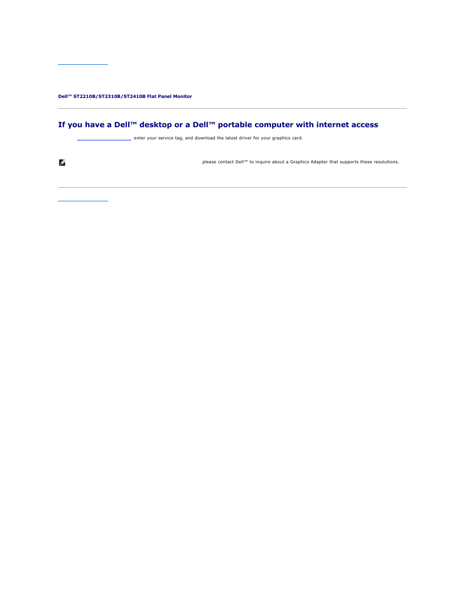 Setting up your monitor | Dell ST2210B Monitor User Manual | Page 12 / 33