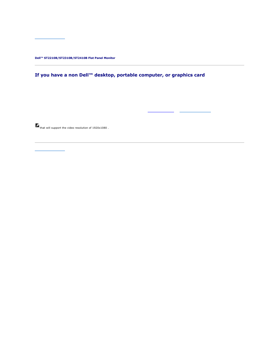 Setting up your monitor | Dell ST2210B Monitor User Manual | Page 13 / 33