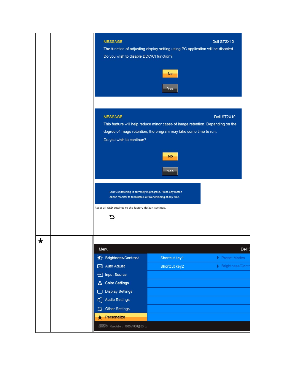 Dell ST2210B Monitor User Manual | Page 21 / 33