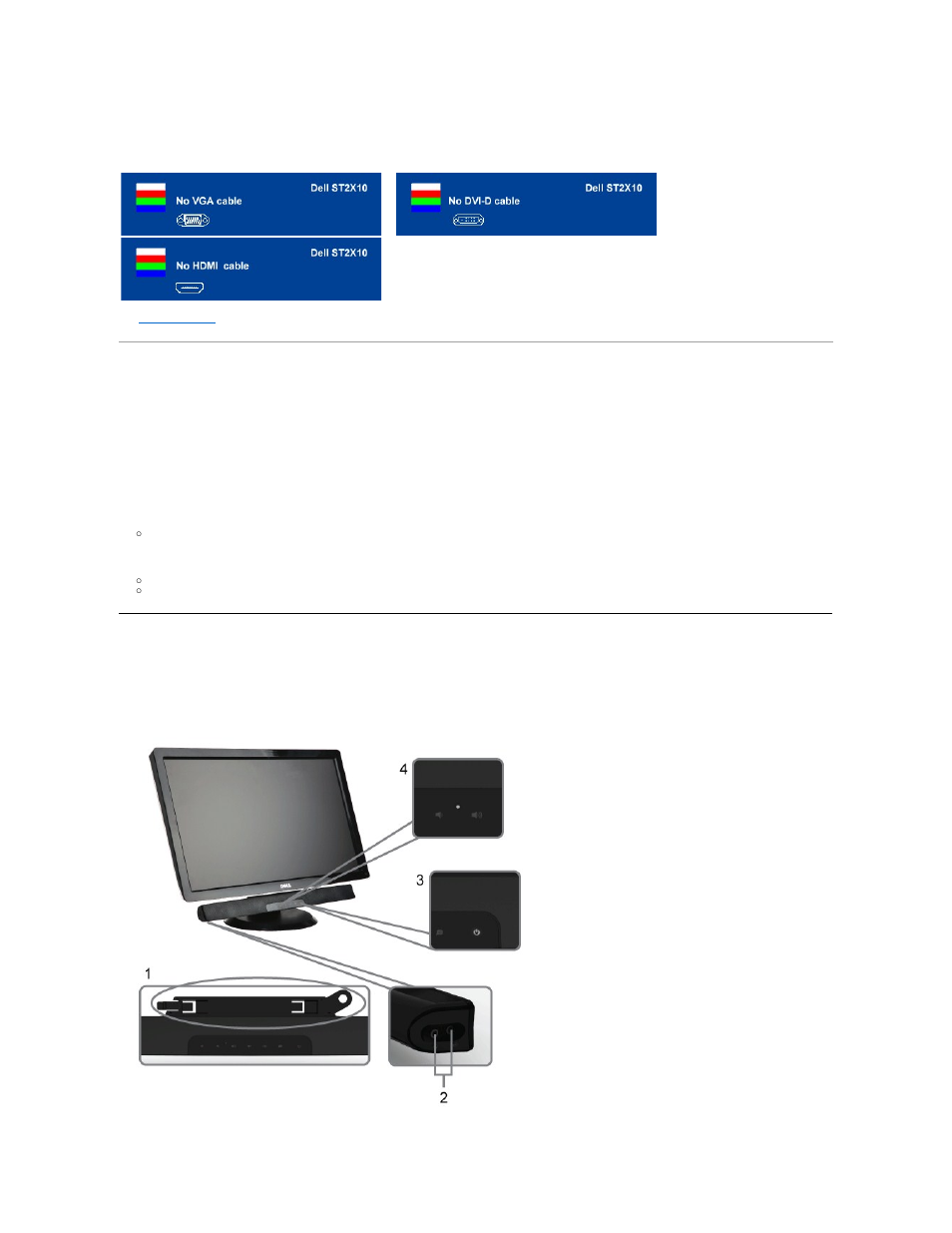 Setting the maximum resolution, Using the dell soundbar (optional) | Dell ST2210B Monitor User Manual | Page 23 / 33
