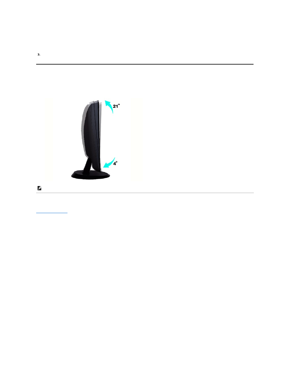 Using the tilt, Tilt | Dell ST2210B Monitor User Manual | Page 24 / 33