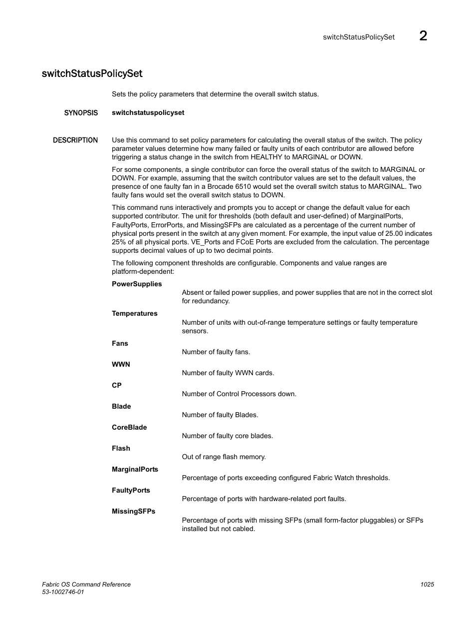 Switchstatuspolicyset | Dell POWEREDGE M1000E User Manual | Page 1053 / 1168