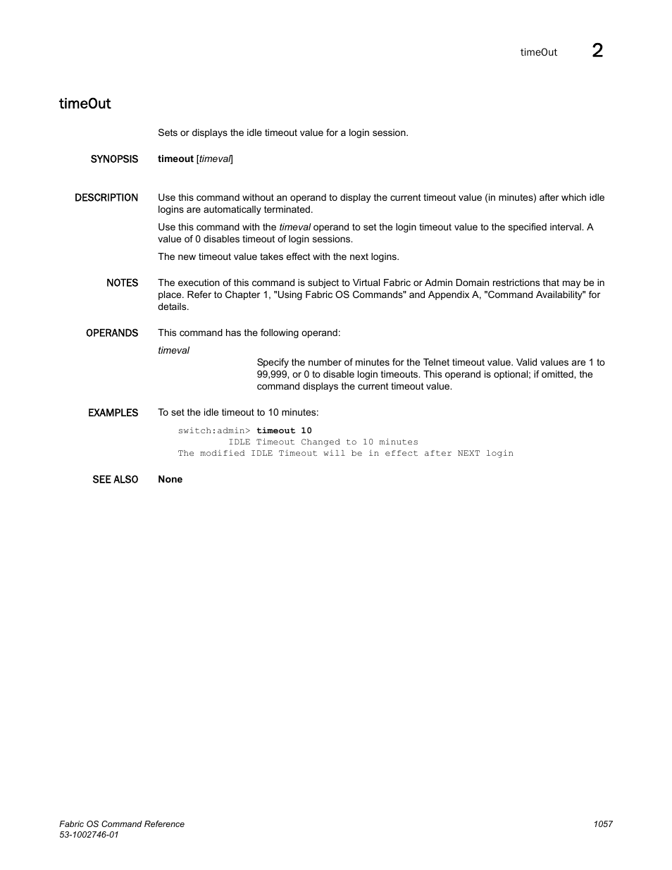 Timeout | Dell POWEREDGE M1000E User Manual | Page 1085 / 1168