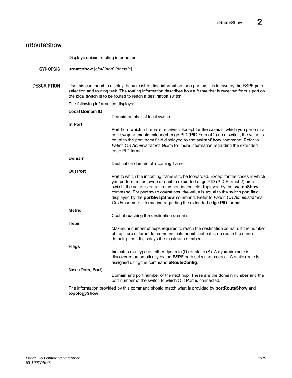 Urouteshow | Dell POWEREDGE M1000E User Manual | Page 1107 / 1168