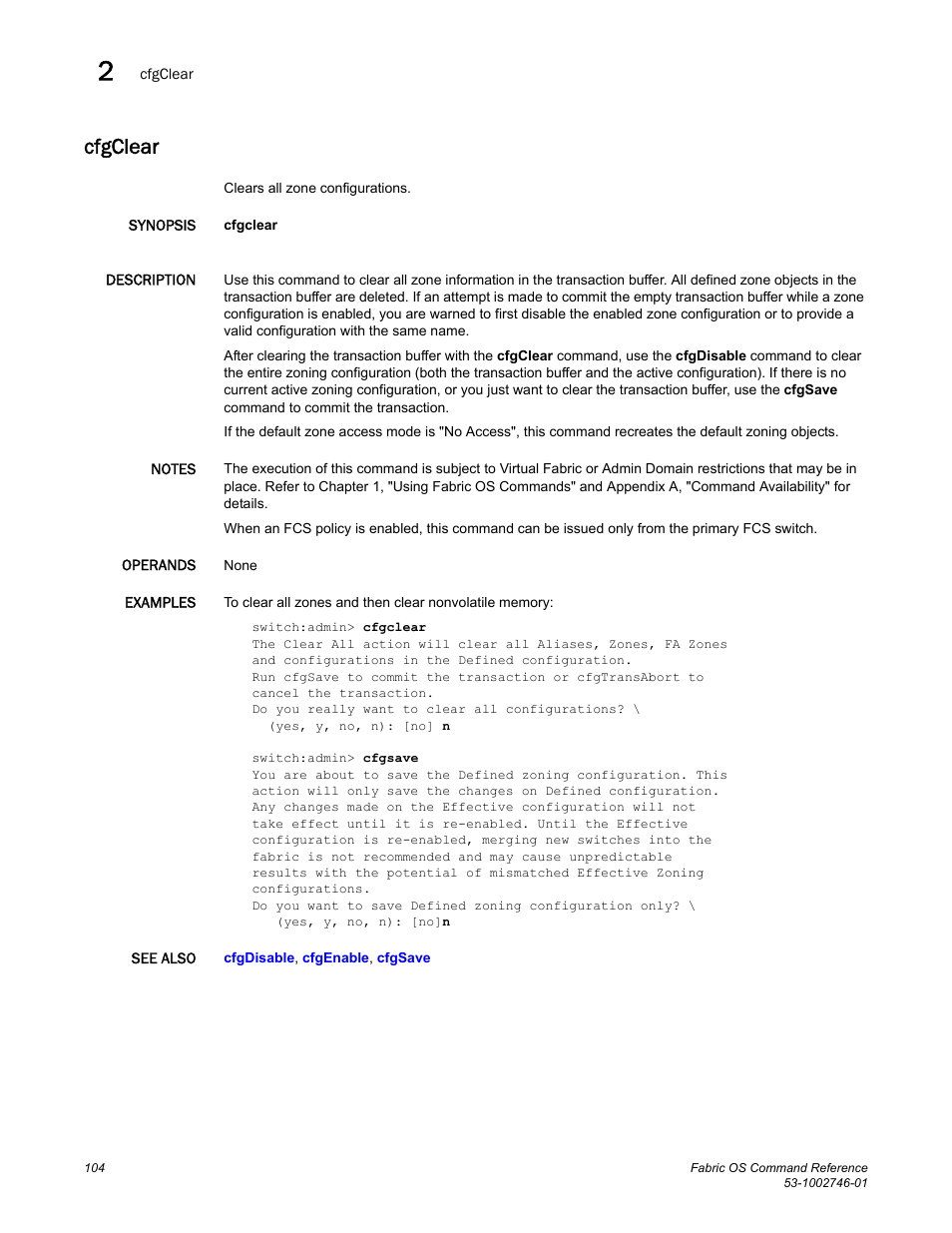 Cfgclear | Dell POWEREDGE M1000E User Manual | Page 132 / 1168