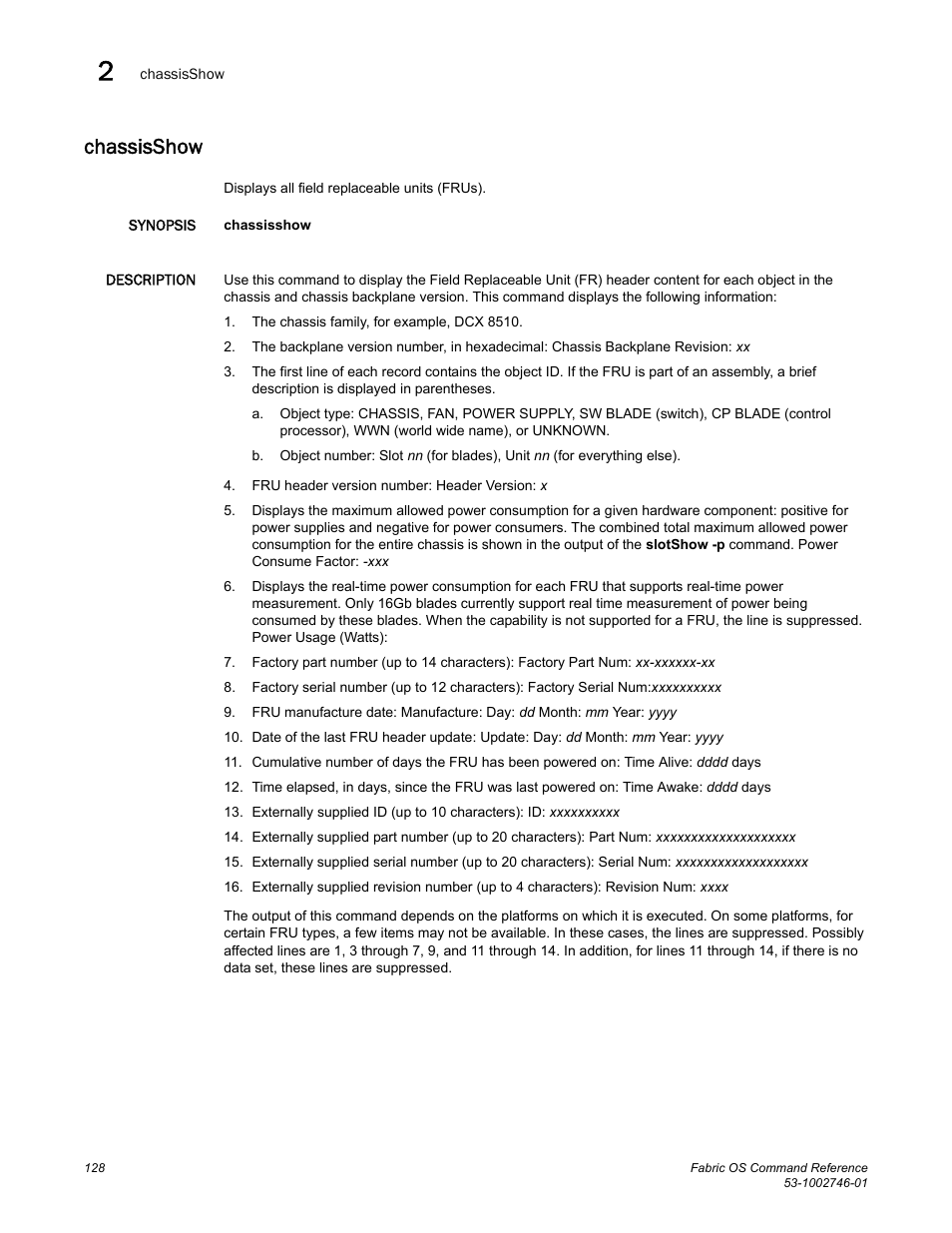 Chassisshow | Dell POWEREDGE M1000E User Manual | Page 156 / 1168