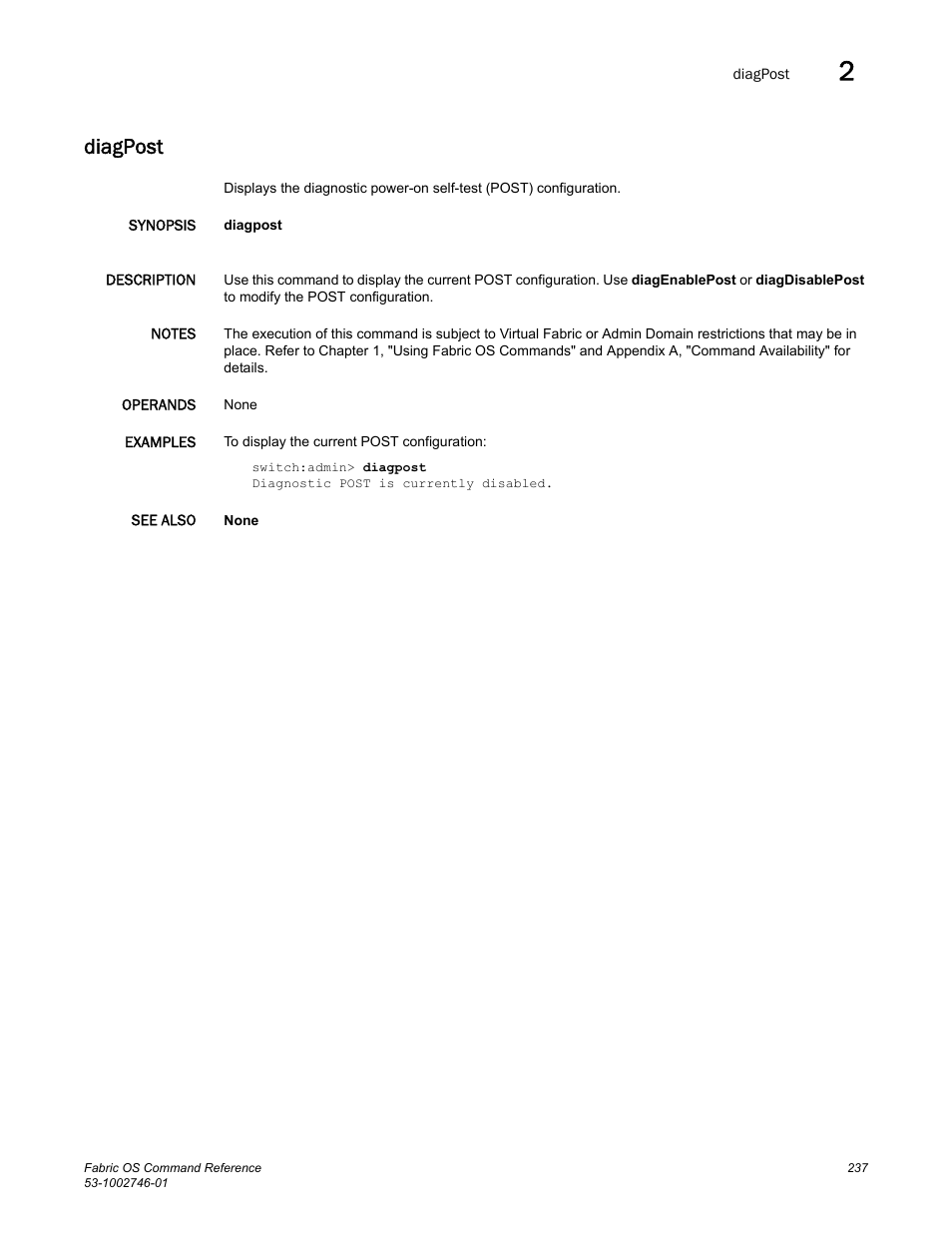 Diagpost | Dell POWEREDGE M1000E User Manual | Page 265 / 1168